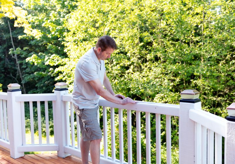 Wood Handrail Repair in Conroe, TX