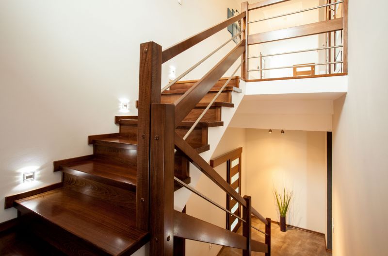 Elegant Wood Staircase Design